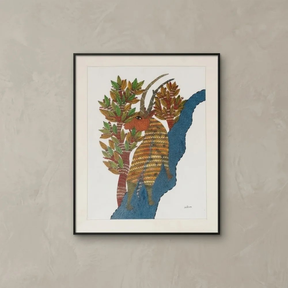 The Golden Antelope by the Blue River Thumbnail 1