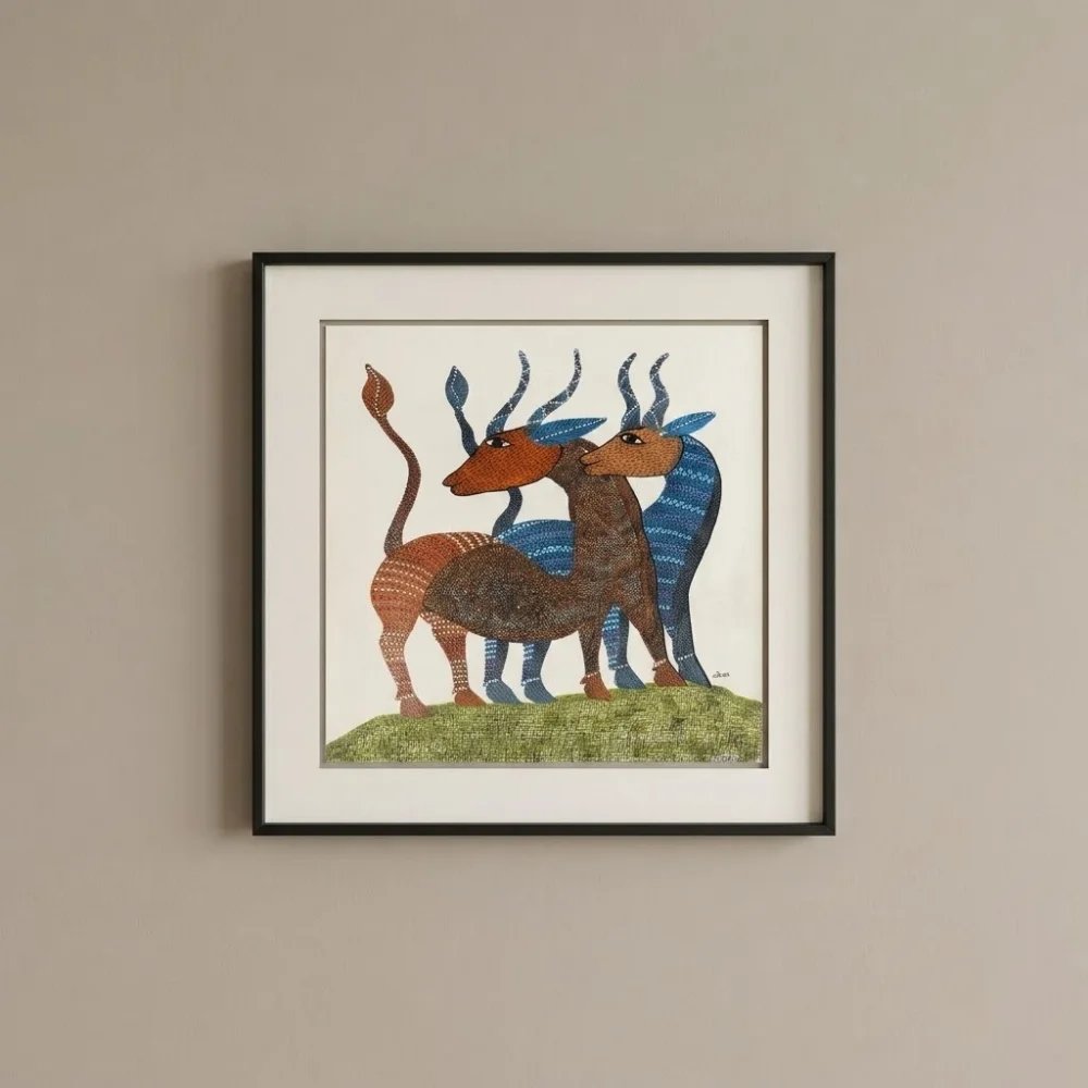 The Celestial Blue-Back Antelopes on the Sacred Ridge Thumbnail 1