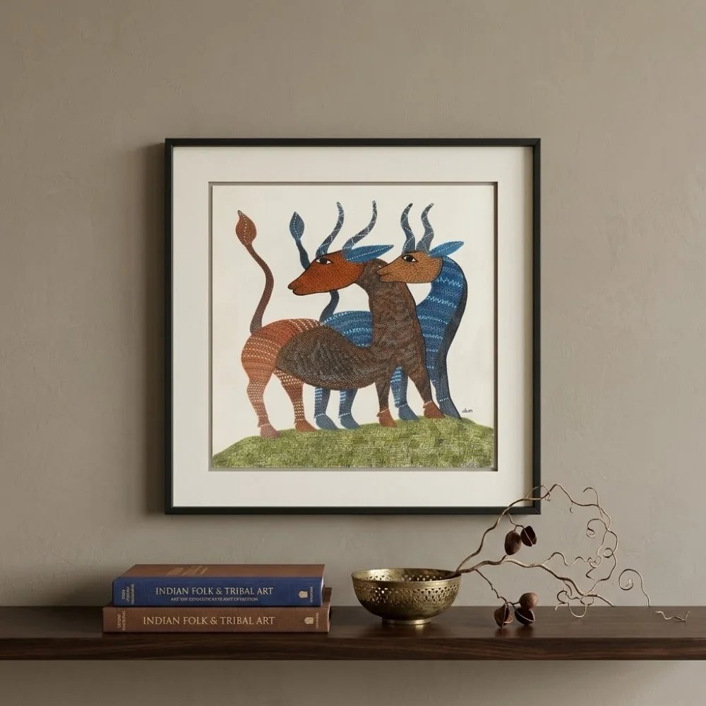 The Celestial Blue-Back Antelopes on the Sacred Ridge Thumbnail 2