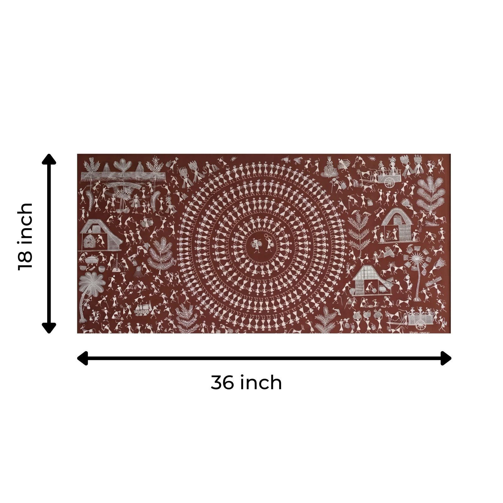 Authentic Warli Panoramic Village Ecosystem Thumbnail 3