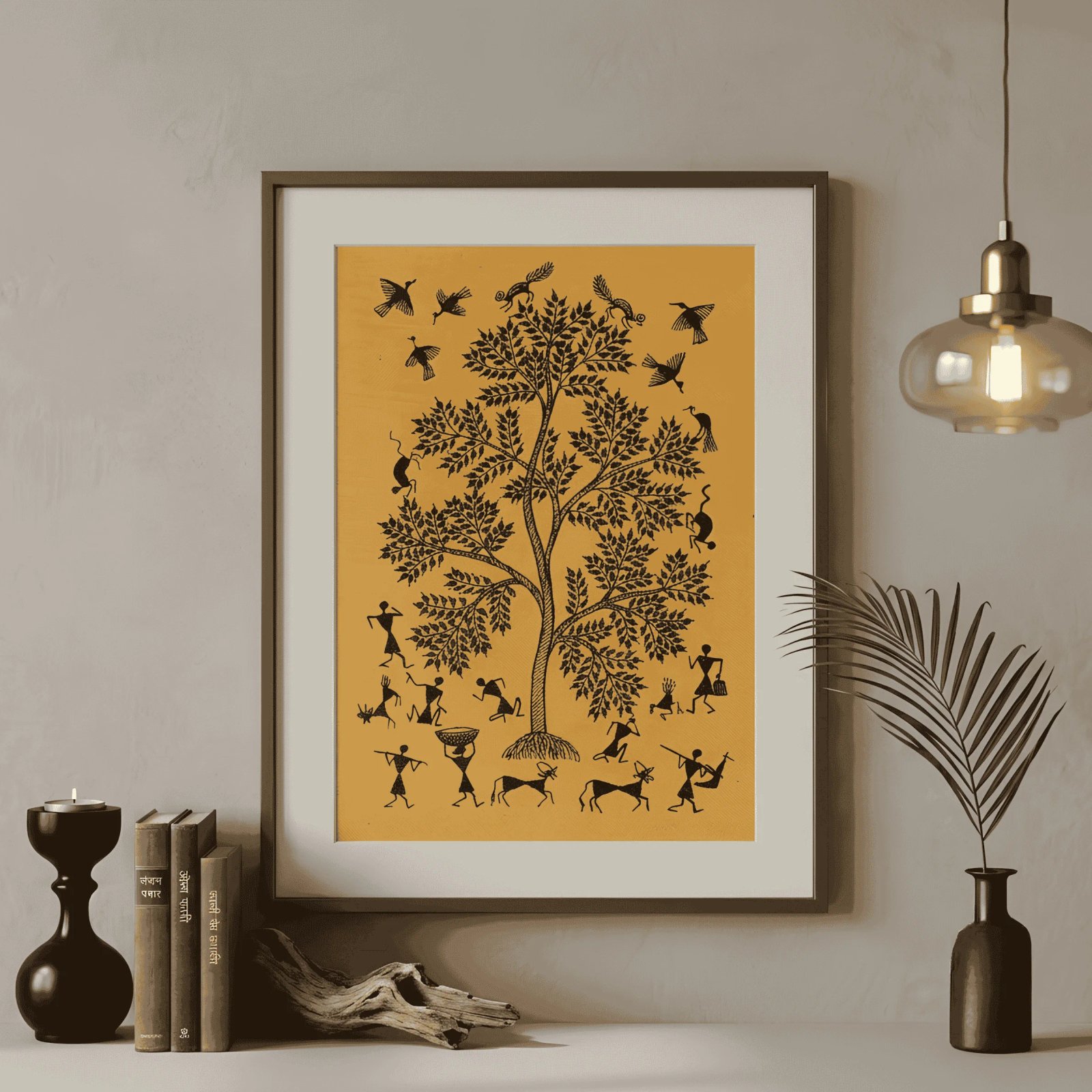 Authentic Warli Tree of Life Thumbnail 2