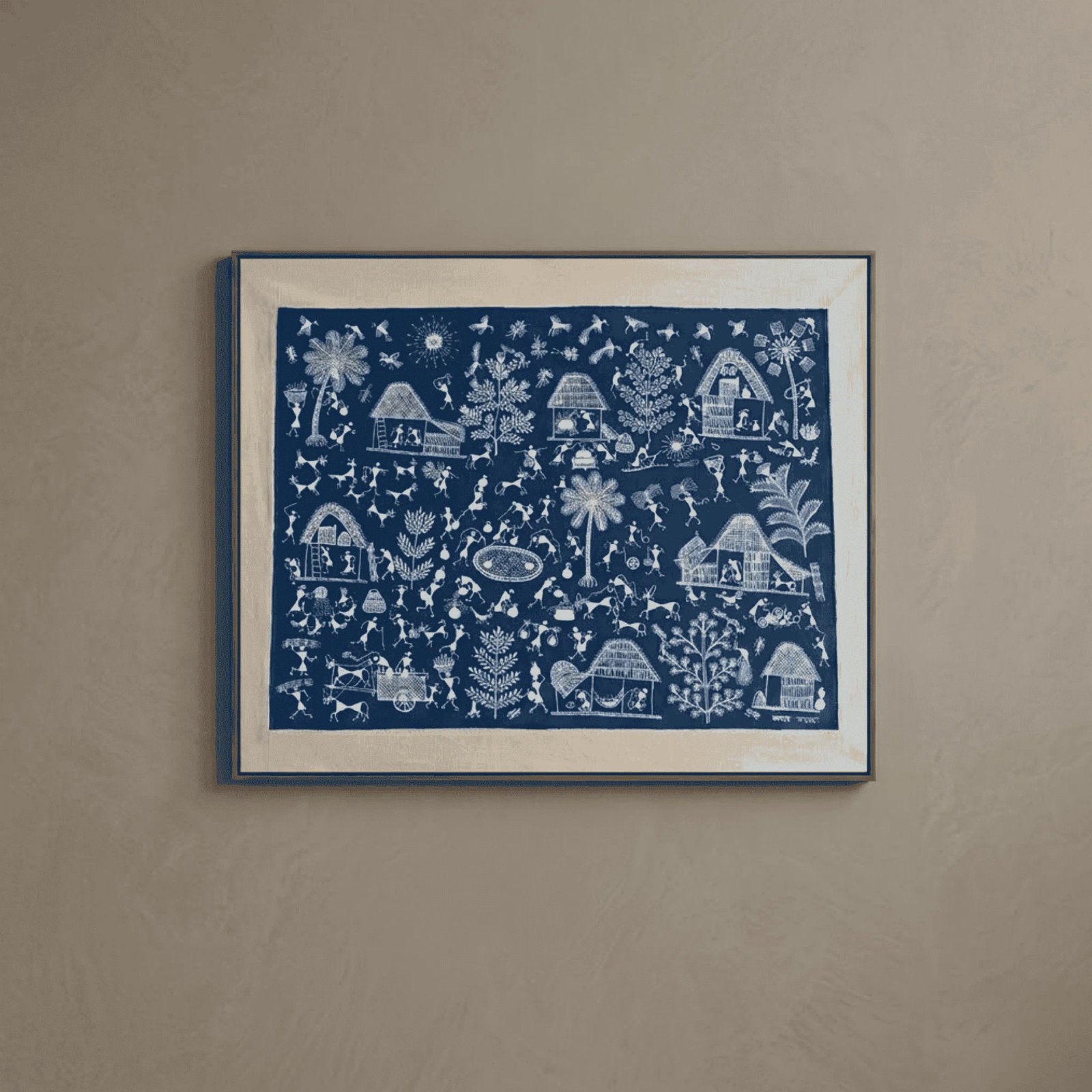 Authentic Warli Tree of Life & Forest Wilderness Thumbnail 1