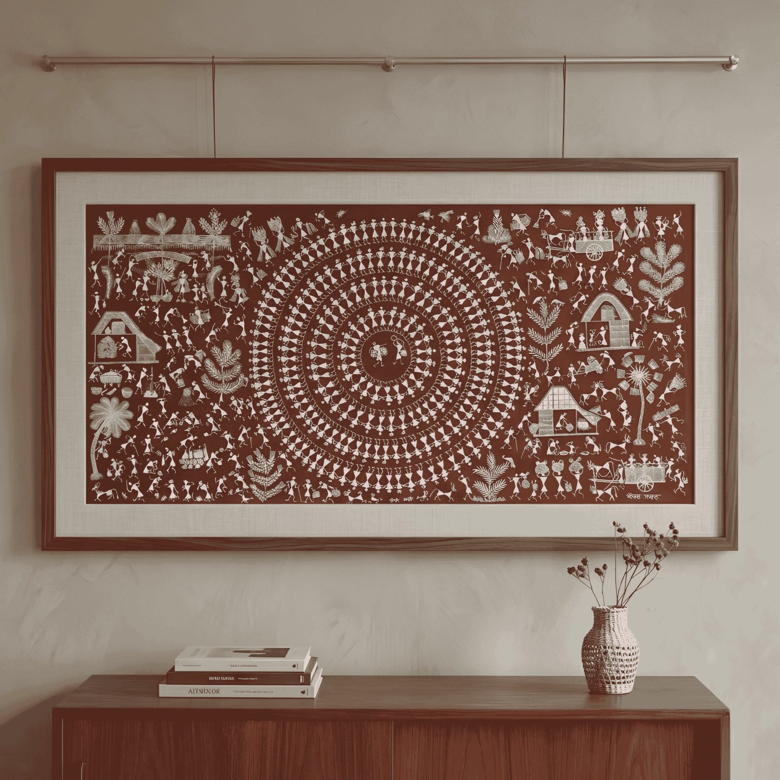 Authentic Warli Panoramic Village Ecosystem Thumbnail 2