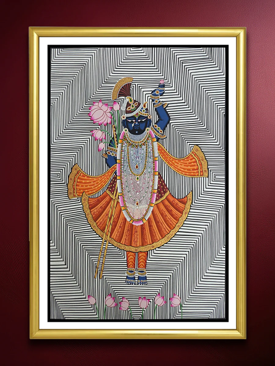 Abstract Devotion in Pichwai alternate view