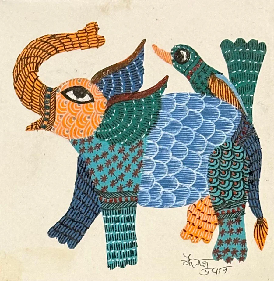 Set of Gond Paintings thumbnail 5