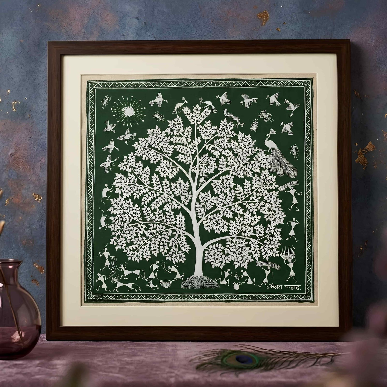 Tree of Life – Tribal Nature Folk Art Painting