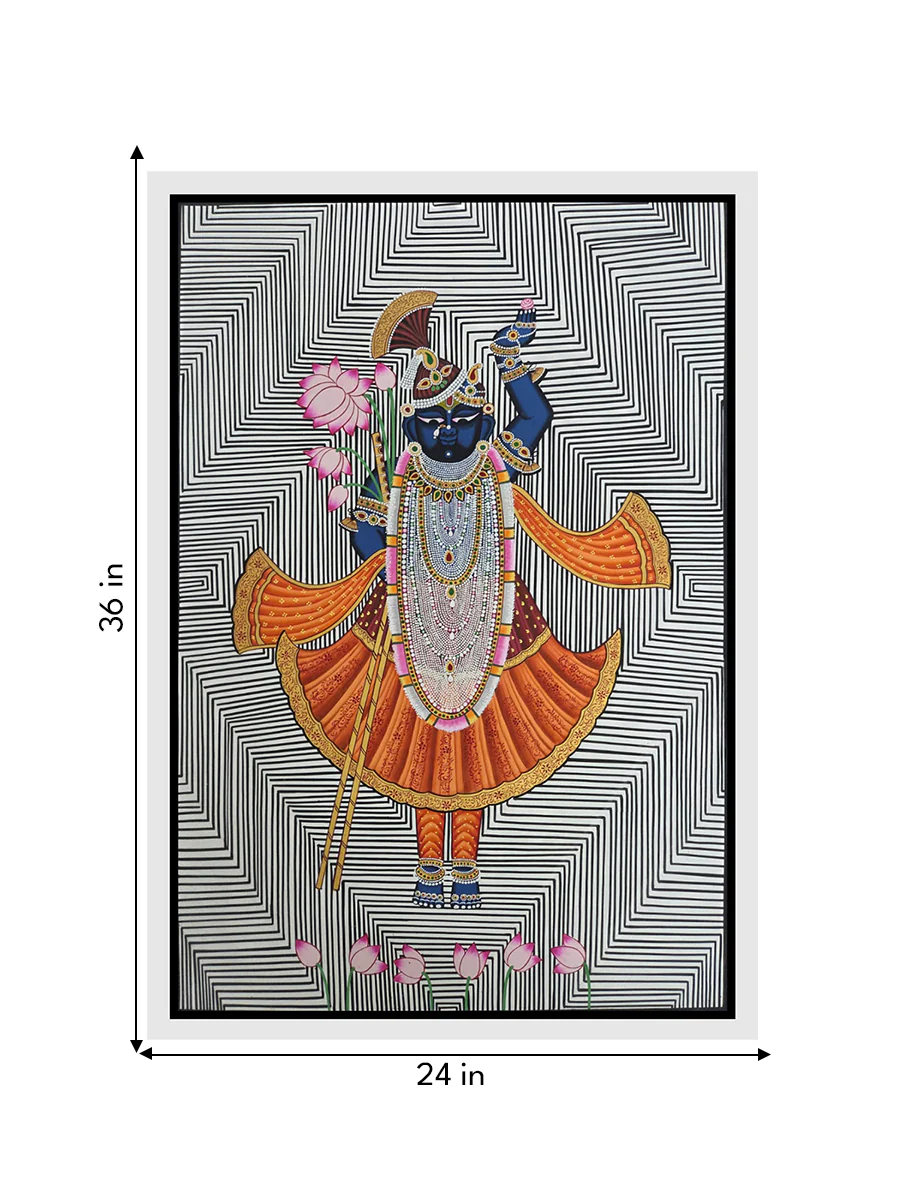 Abstract Devotion in Pichwai thumbnail 3