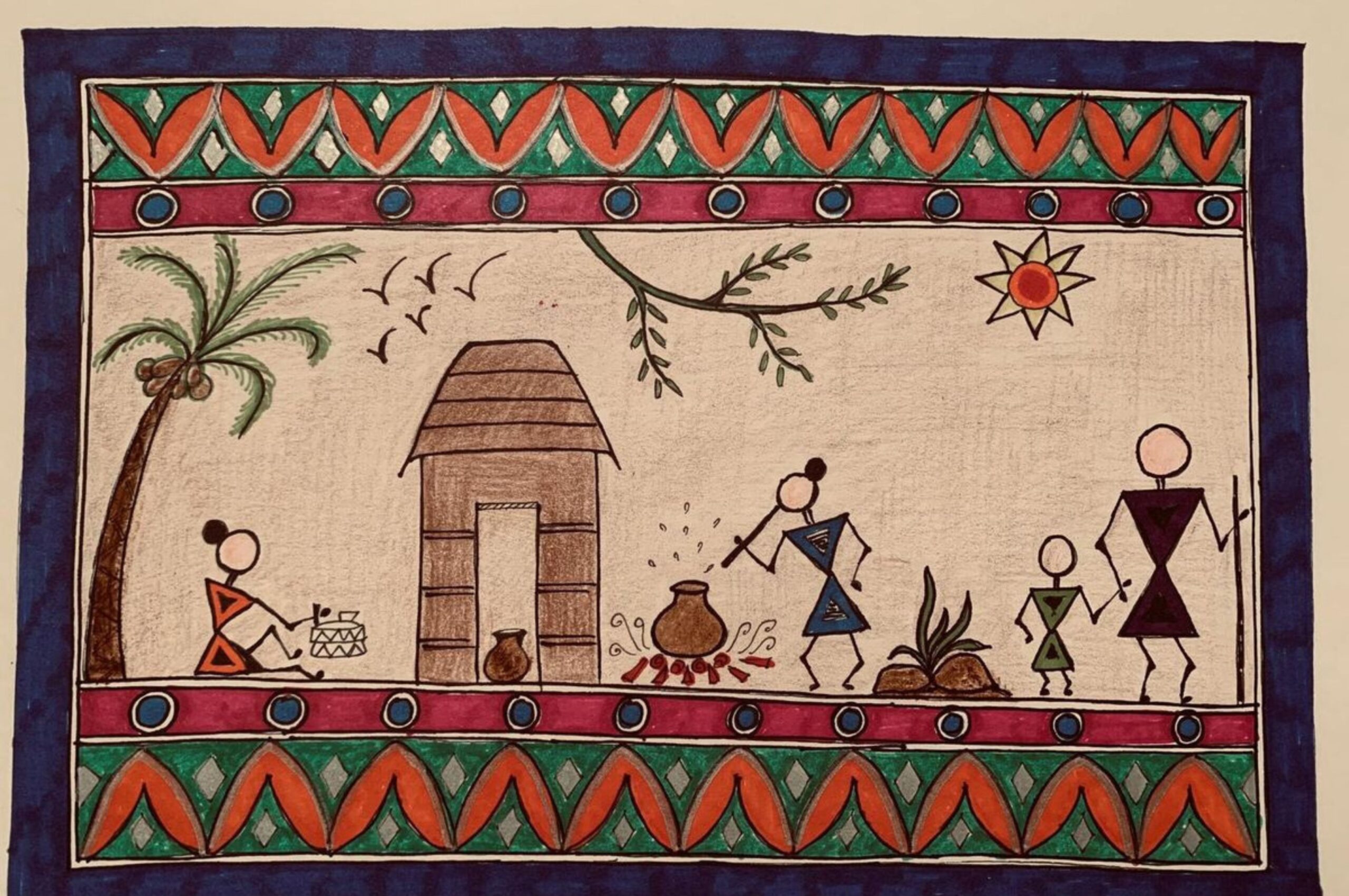 Alpine mountains under a clear sky